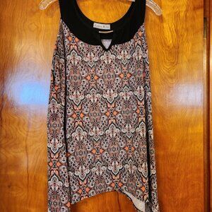 Carol Rose, L, colorful women's sleeveless top